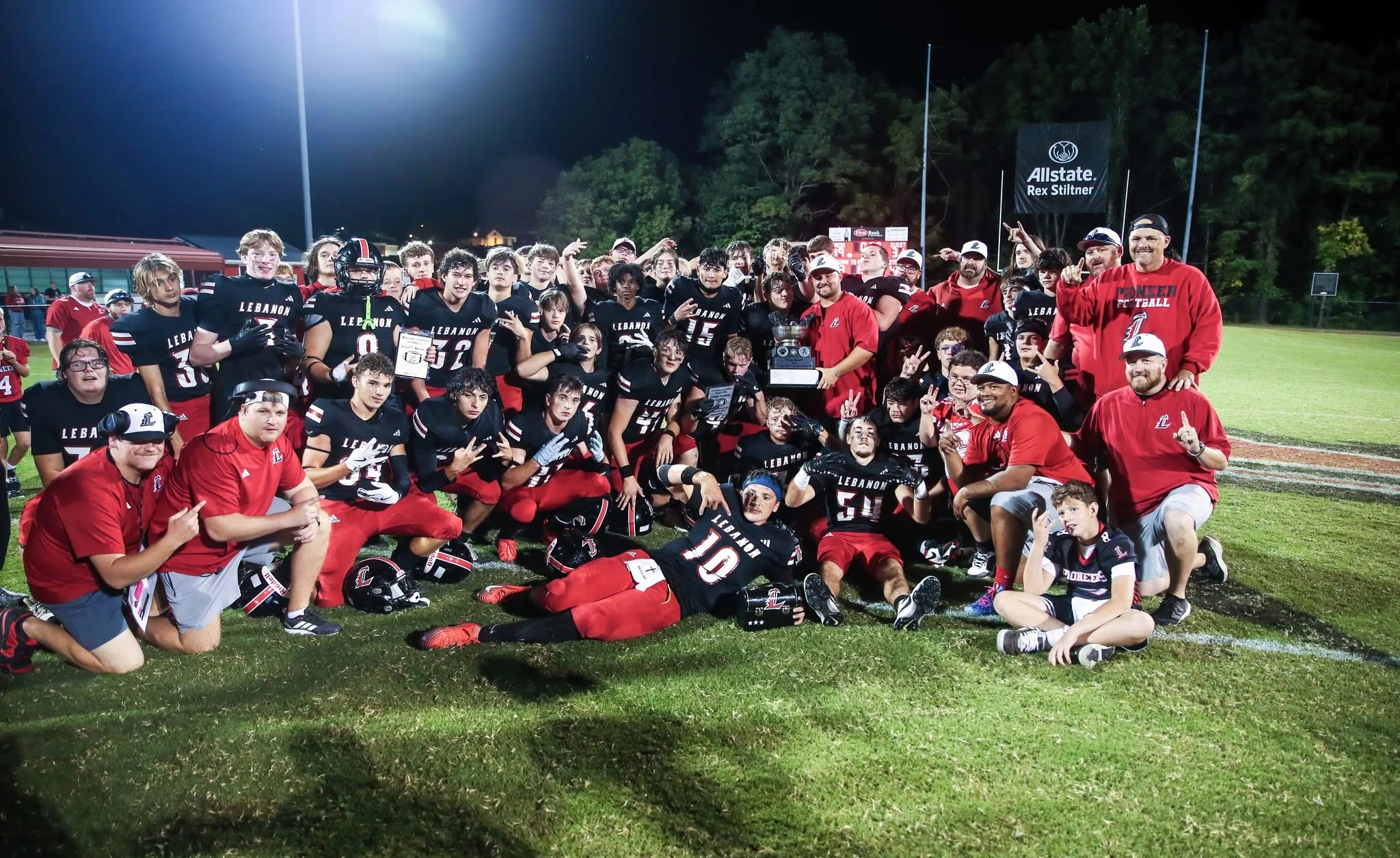Faith Family Football team portrait